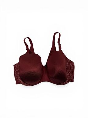Cacique lightly lined balconette in burgundy size 38F